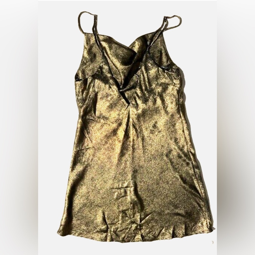 Gold Cocktail Dress